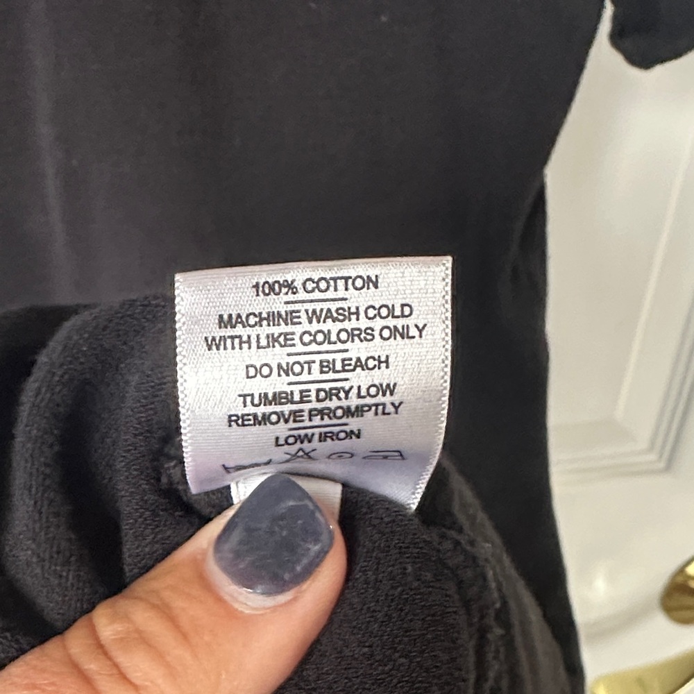 American Giant Black Tee Shirt Dress Small - Picture 3 of 5